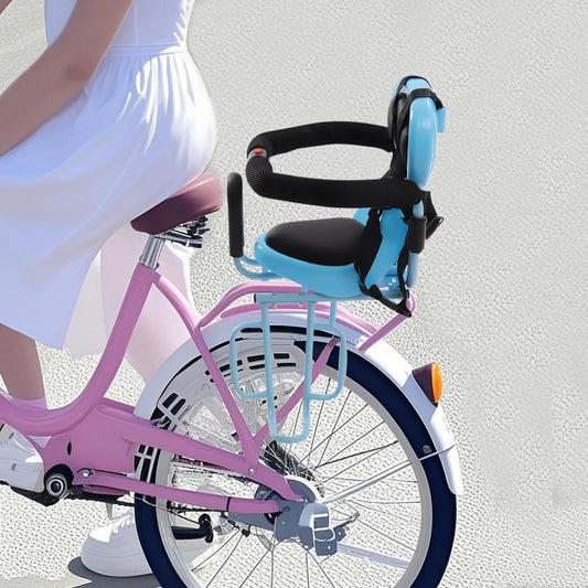 Safe  Rear-Seat Cushion Child , Kids Seats, Safety Belt Attachment to Bike ,kids 6 Months -6 Years