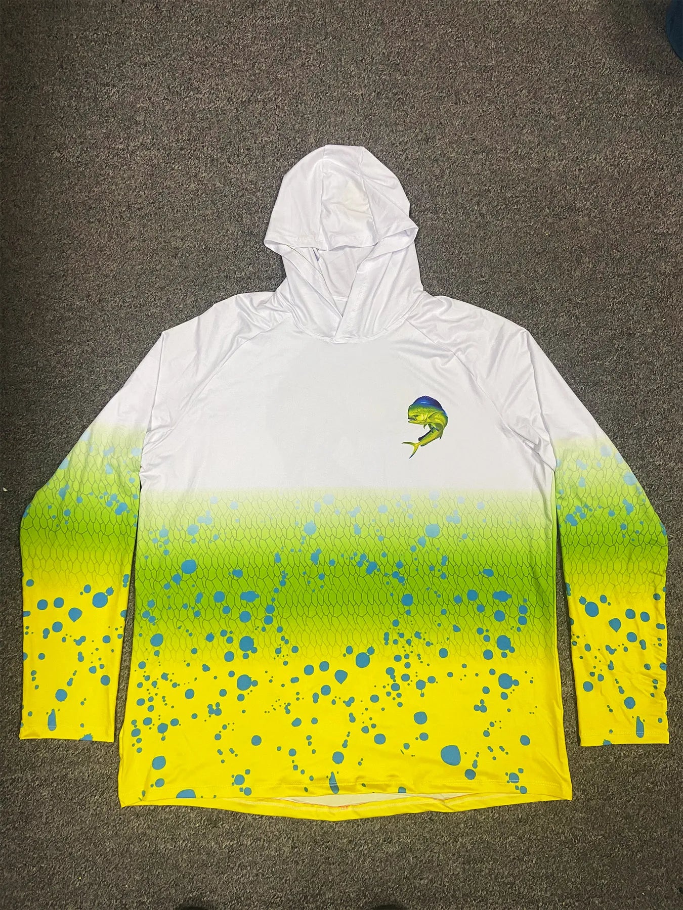 Fishing Hoodie Sailing Shirt Men Long Sleeve Sun Protection Jersey Surfing Beach Tops Wear