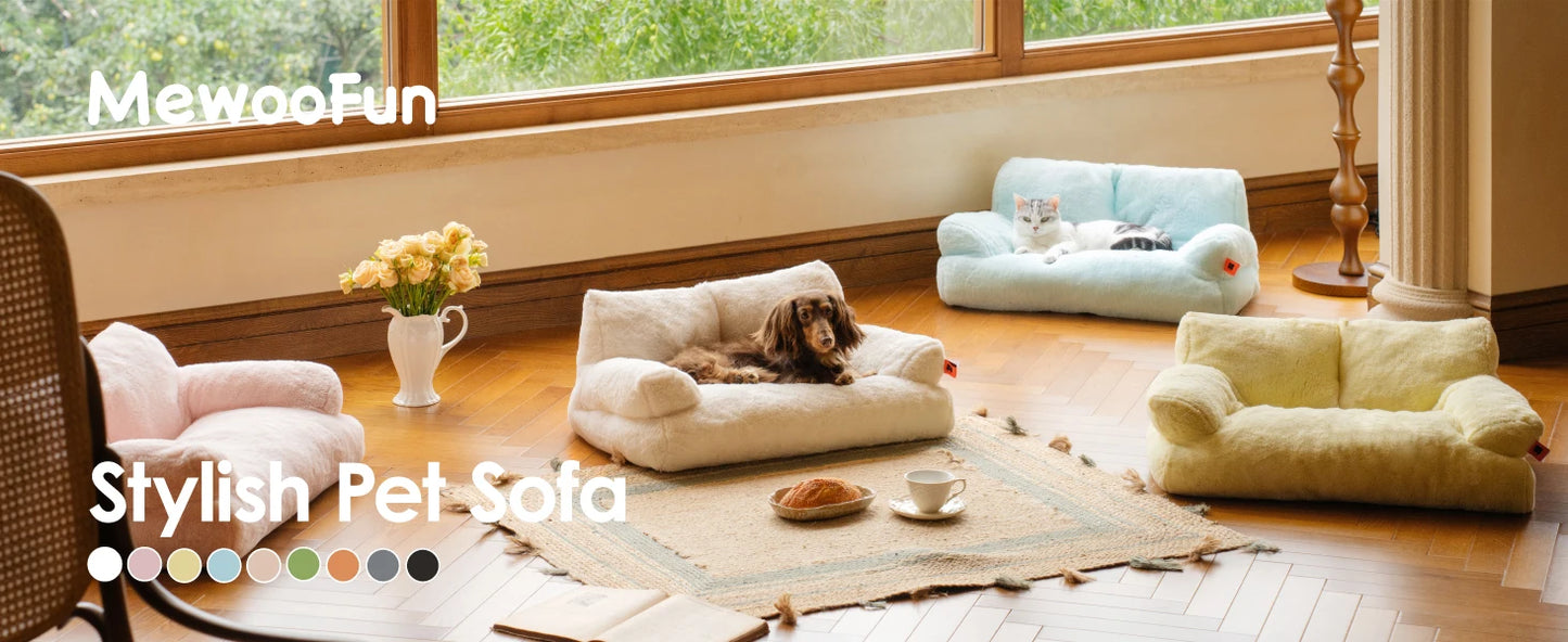 Pet Couch Bed 26×19×13 Inch WashableBeds for Medium Small dogs