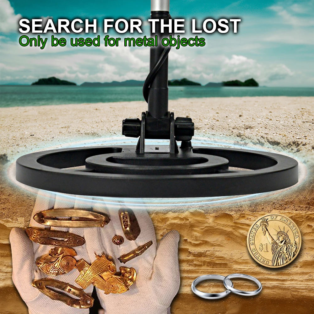 MD-4090 Metal Detector Professional LCD Treasure Gold Detector High Precise Search