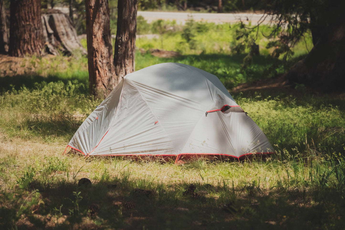 2 Person Ultralight Camping Tent 20D 380T Nylon Double Layer Waterproof Backpacking with free mat