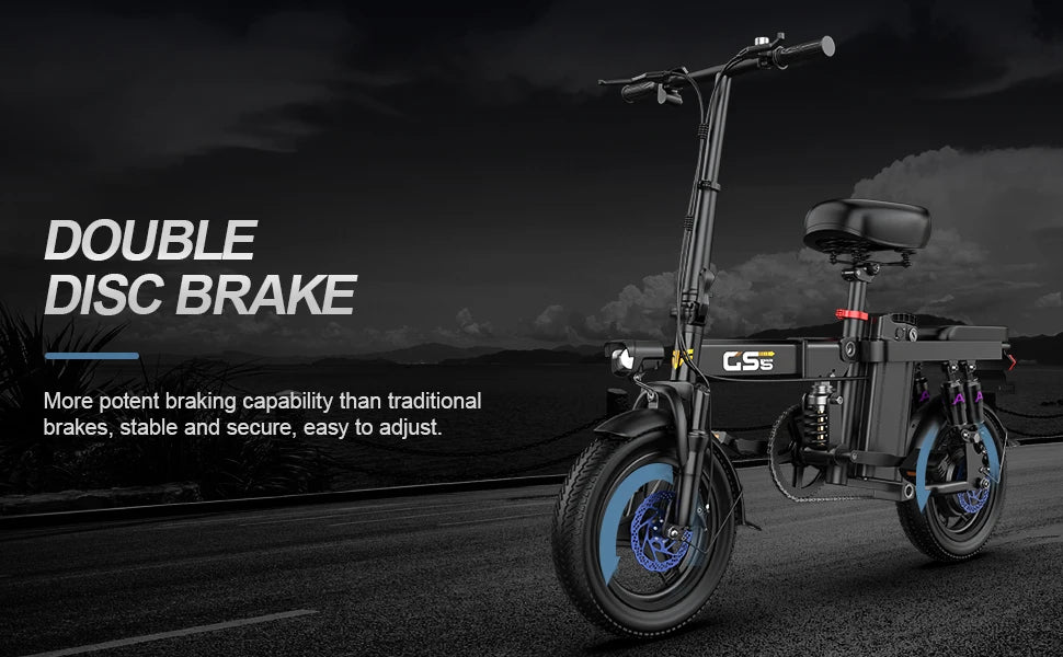 E-Bike for Adults Teen-Folding,750W Peak Motor,20+MPH 35 Miles,Commuter 48V 15AH Removable Battery