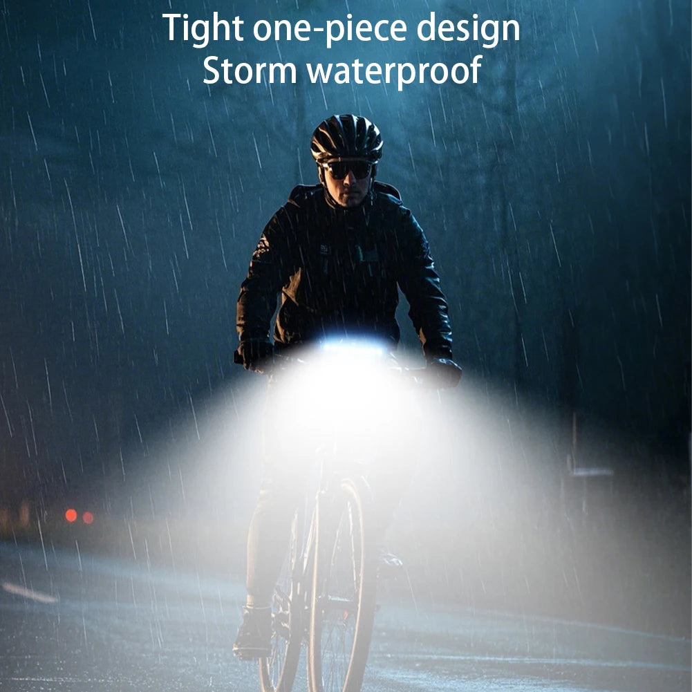 1600LM High Brightness LED Bike Light 4000mAh Power Display Type-C USB Charging Night RidingLamps