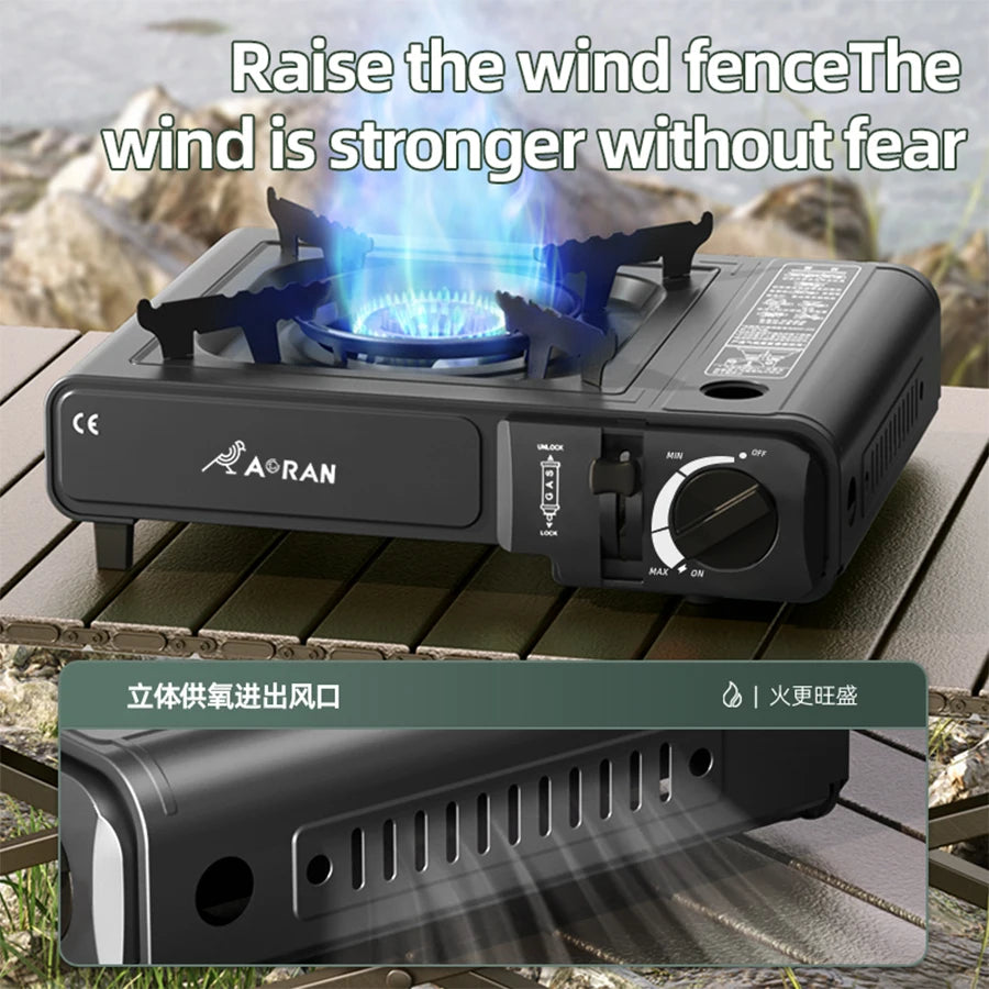 Outdoor Portable Card Stove, Gas Stove, Suitable For Camping, picnicking
