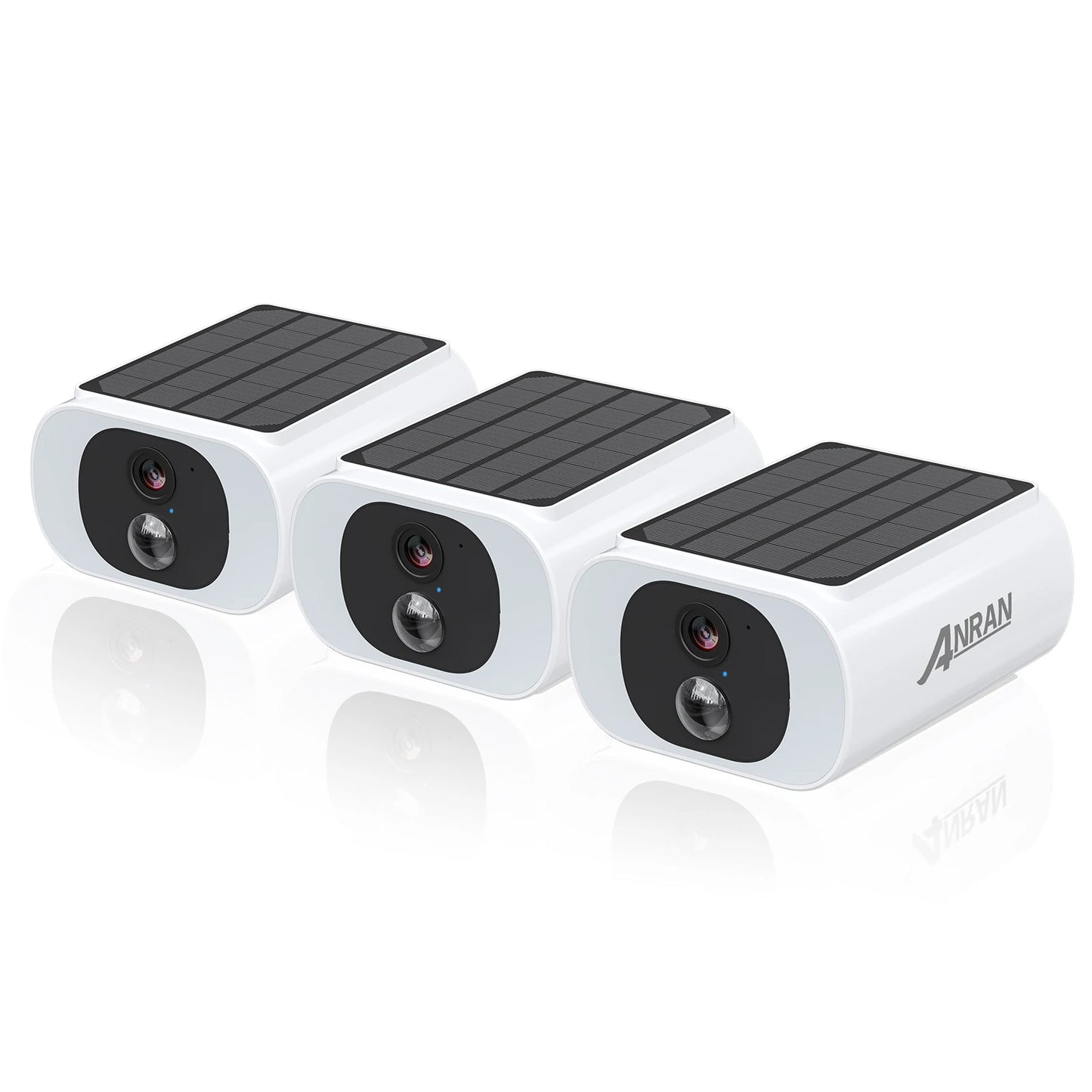 2/3/4 PCS Wireless WIFI Camera 2.4G 3MP Battery Solar SecurityFlood Color Night Vision Local Alarm