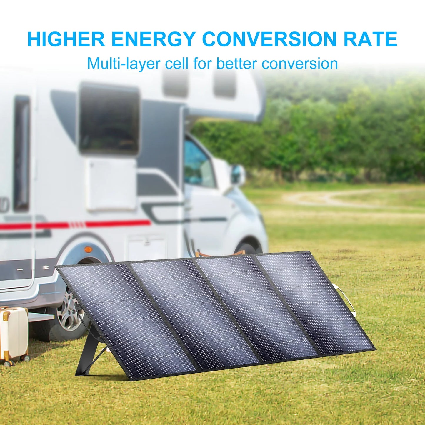 2400W/2160Wh Power Energy Stations Q2501 Rechargeable Batteries Solar Panels 200W FoldableOutdoor