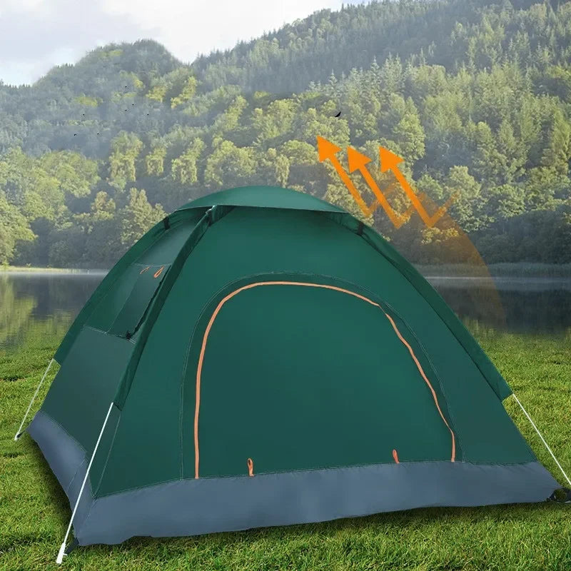 2-3Person Outdoor Pop Up Tent Waterproof Automatic UV Protection, Llightweight ,Sun Shelter