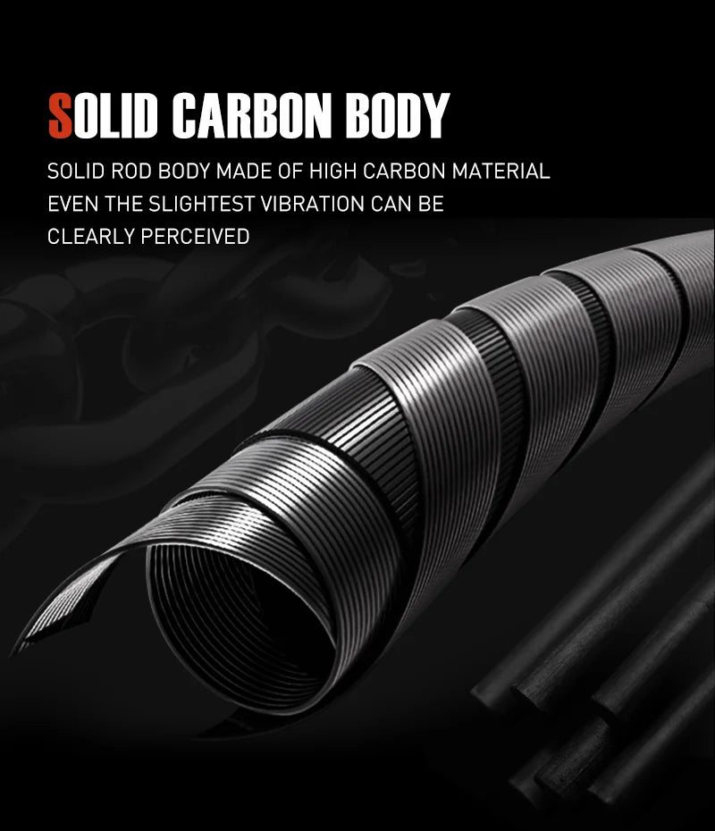 Black Arrow Spining Baitcasting Rod 4.92FT 0.8-10gUL Carbon Fiber FUJI O Guides BFS Two Sections