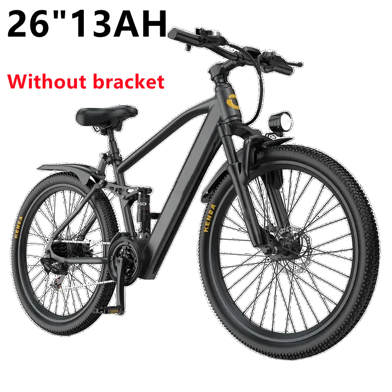 26" 24" E- Mountain Bike for Adults 36V 374Wh/468Wh Battery, 500W Motor, 21-Speed Gears , 30-Mile
