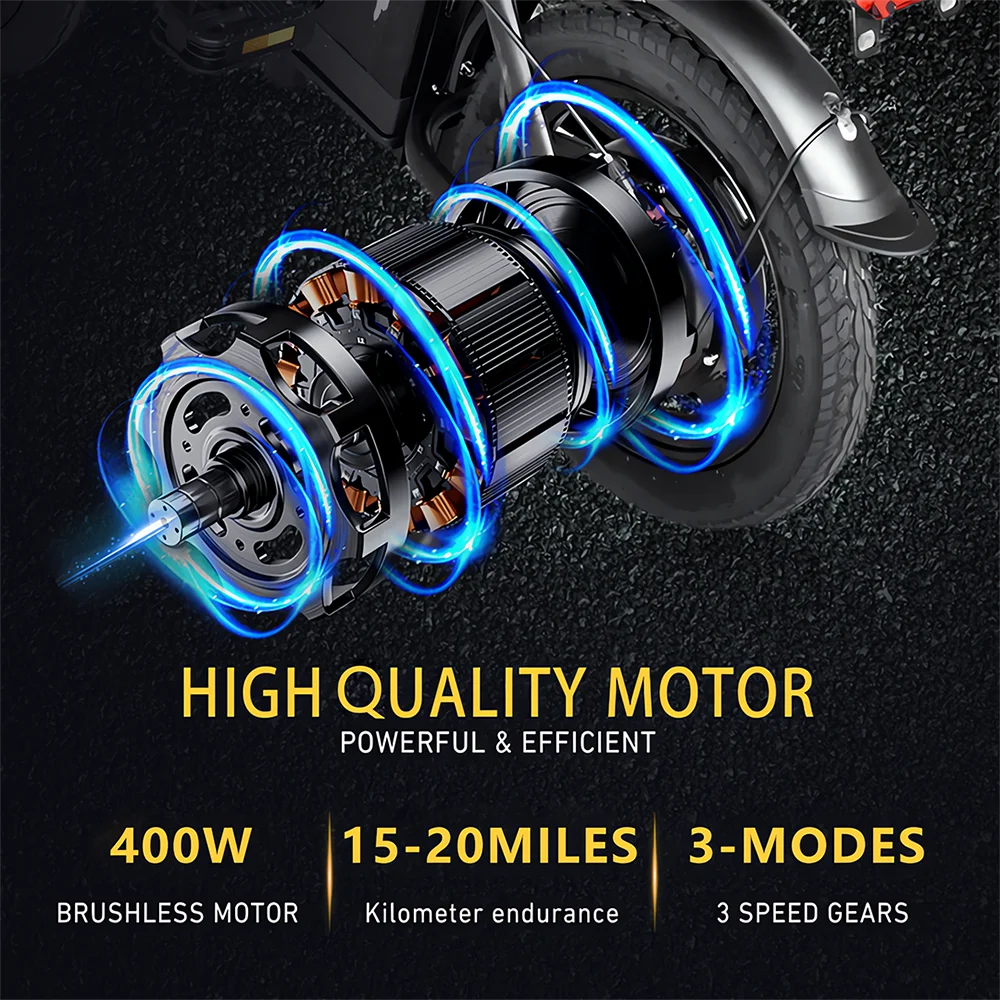 14 Inch Foldable E-Bicycle 400W Motor 48V 15AH Adult MiniSuitable for City Commuting Travel