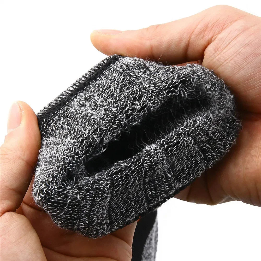 5 Pairs Socks Men Anti Blister Autumn Winter Terry Sports Cycling Marathon Camping Trekking Rugby