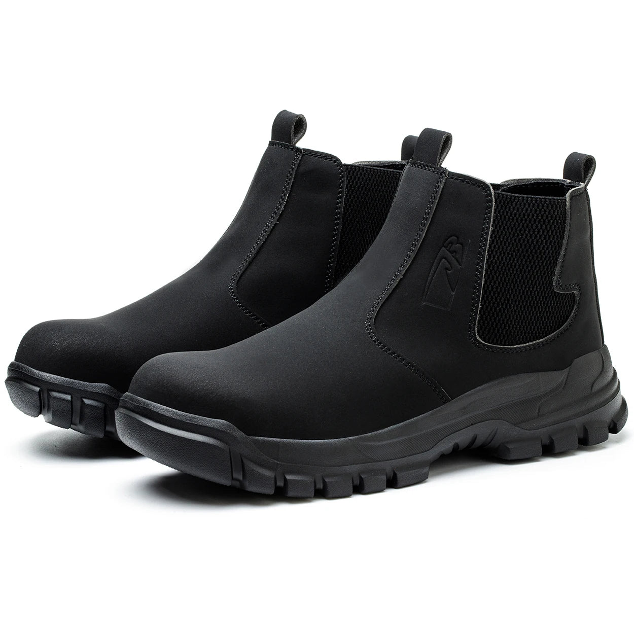 Waterproof Men's Safety Work Boots Steel Toe Anti Impact, Anti-Puncture