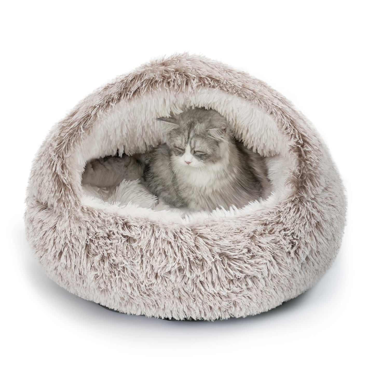 25'' Pet Cat /Dog Bed Nest Soft Comfortable Semi-enclosed Cat NestPet house