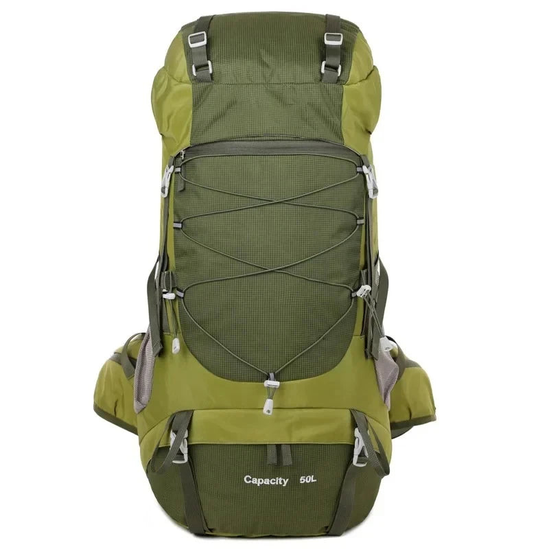 Men's Hiking Backpack, Camping Mountaineering Trekking Sports Backpacks 50L Waterproof Rucksack