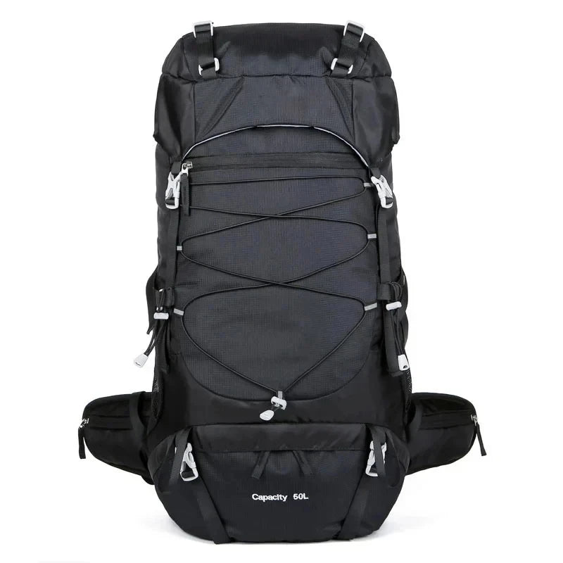 Men's Hiking Backpack, Camping Mountaineering Trekking Sports Backpacks 50L Waterproof Rucksack