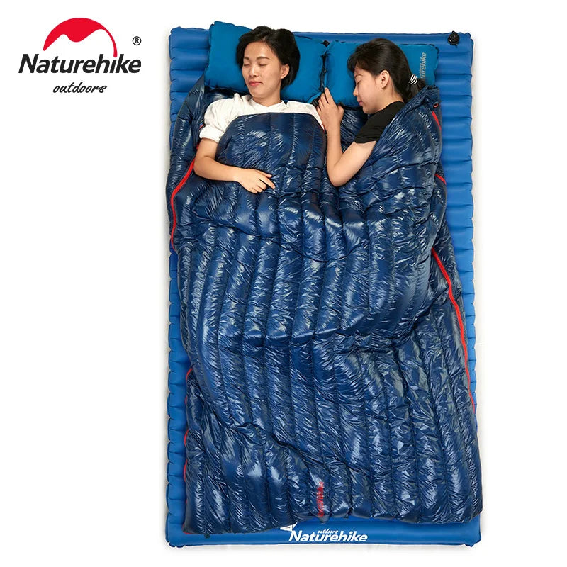Goose Down Sleeping Bag Camping Ultralight Winter Waterproof