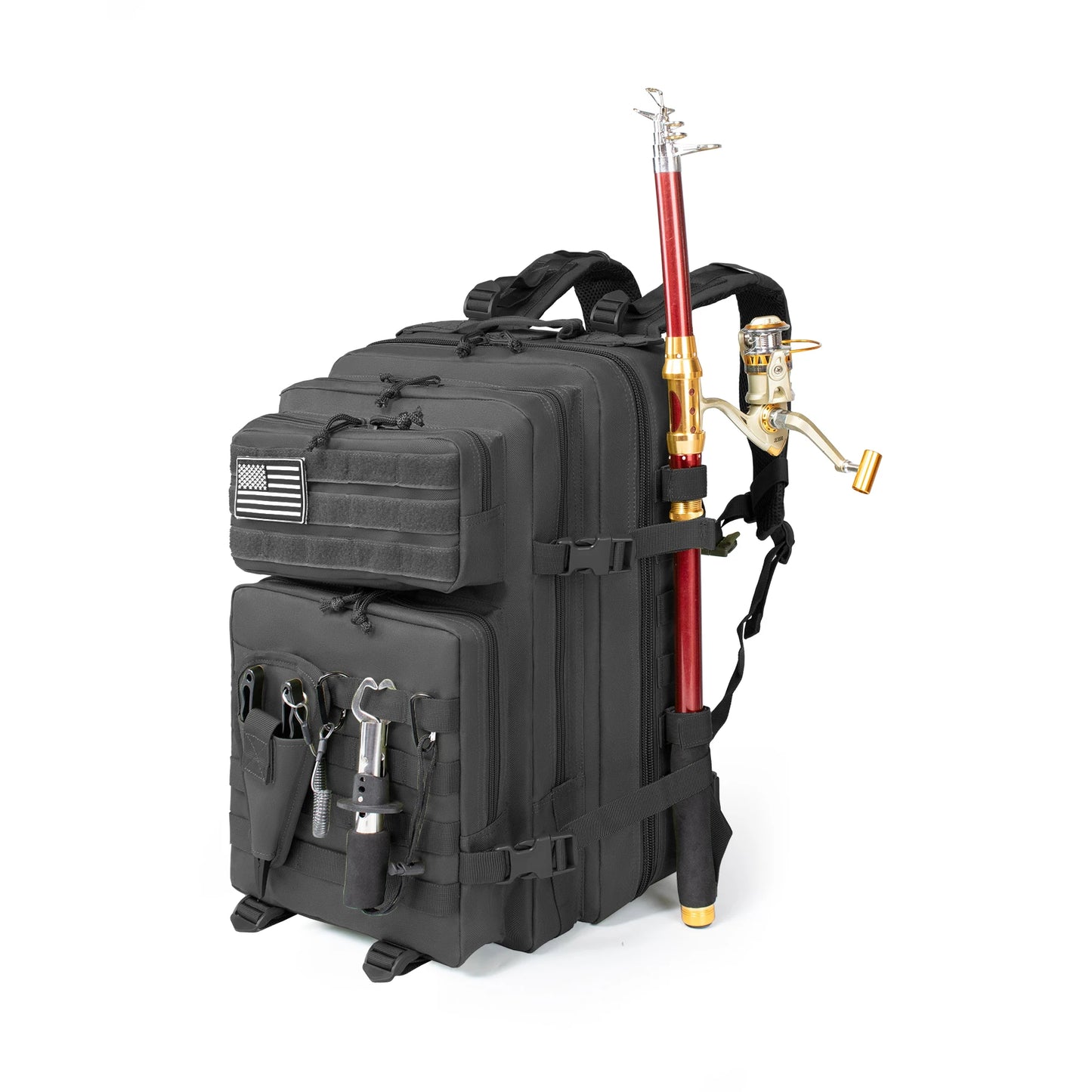 45L Fishing Hunting Bag Tactical Backpack Men's Travel Large Capacity Rucksacks Men Waterproof