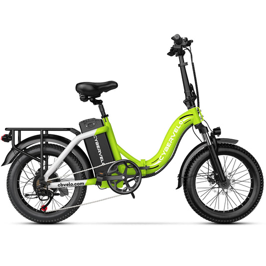 1000W Folding Electric Bike,48V 20.8AH Removable Battery ,30+MPH,80 Miles Max Range, 20" Fat Tire