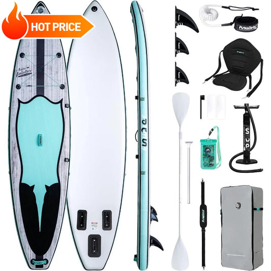 Inflatable Stand Up Paddle Board 10'/10'6"/11'/11'6"  Adults & Youth, with Wide Stable,Comfort