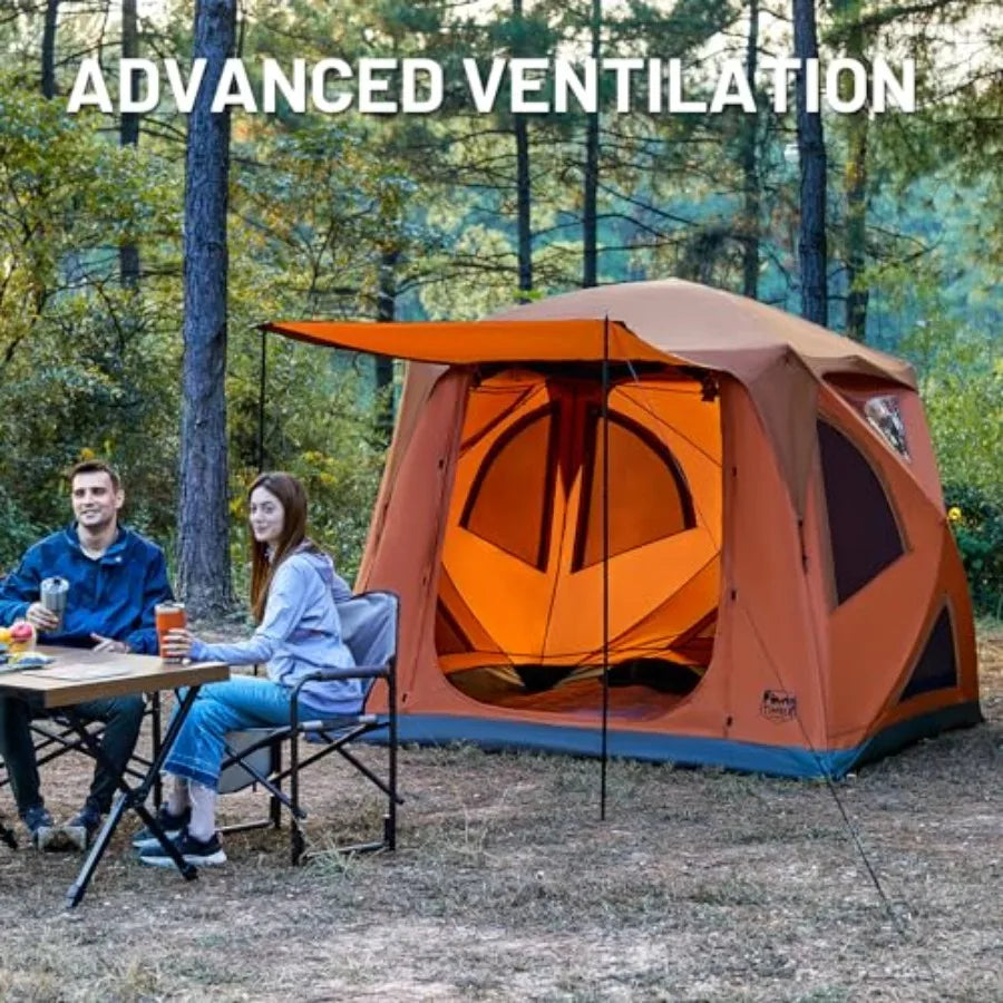 Pop-Up Weather Resistant CampHub Tent,for 4 ,Outdoor Adventures: Easy 60 Second Set-Up Portable