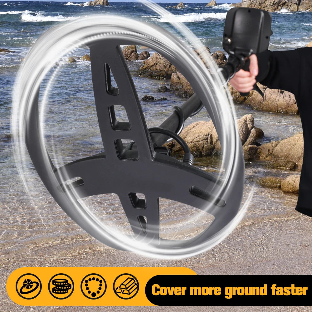 TX-850 Metal Detector Professional Underground Depth 2.5m S Gold DetectorTreasure Pinpointer 11inch