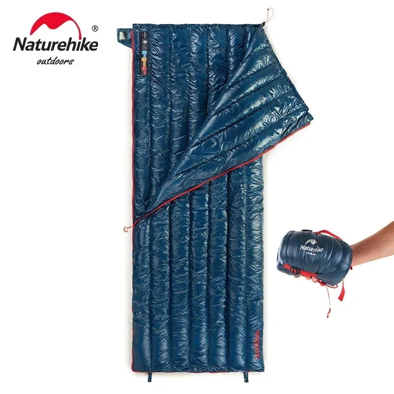 Goose Down Sleeping Bag Camping Ultralight Winter Waterproof
