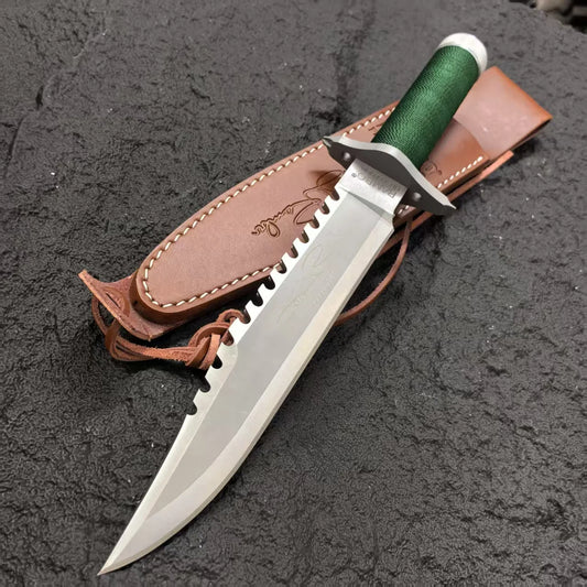 Outdoor knife, high hardness, fixed tactical blade, made of stainless steel, wlderness survival