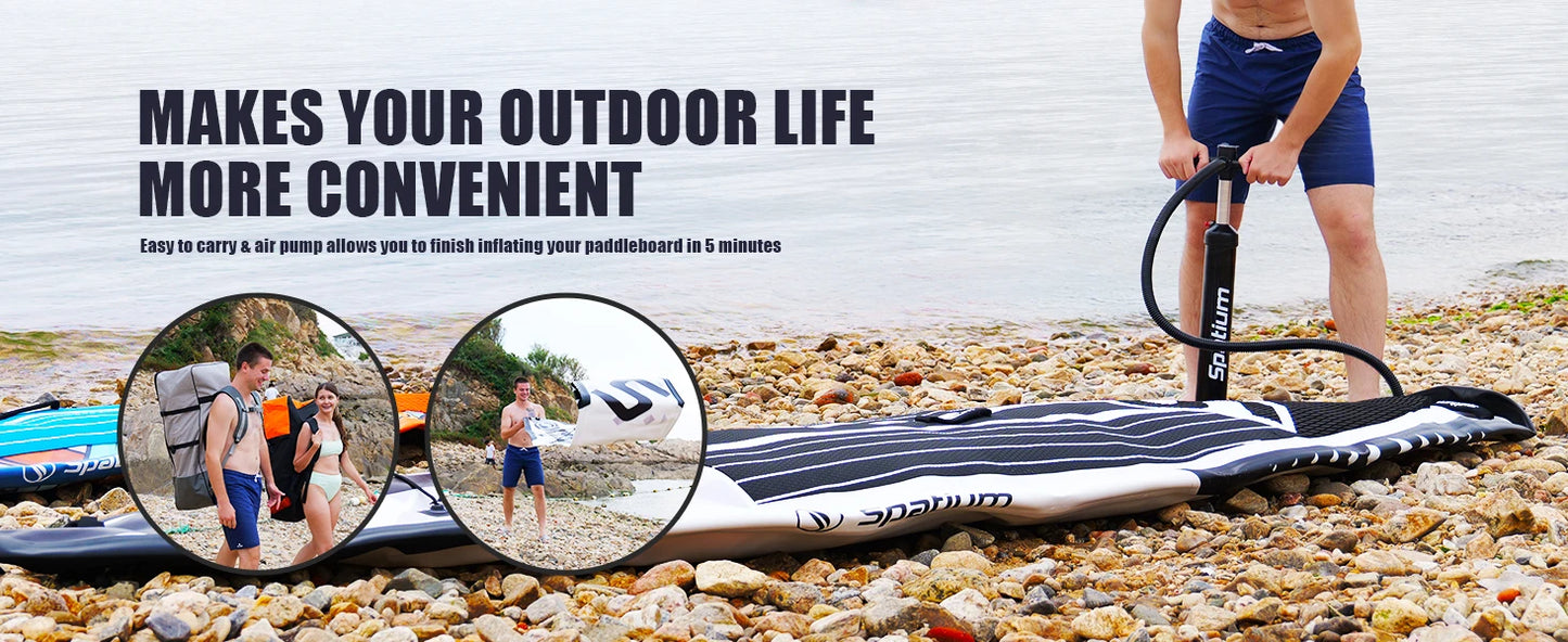 Inflatable Stand Up Paddle Board,Accessories, Anti-Slip EVA Deck, 11’5’’ Adults