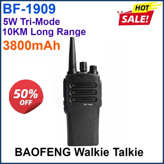 3800mAh 5W High Power Walkie Long Range FM Two Way Radio Type C charging, Upgrade BF888S UV-5R  UV82