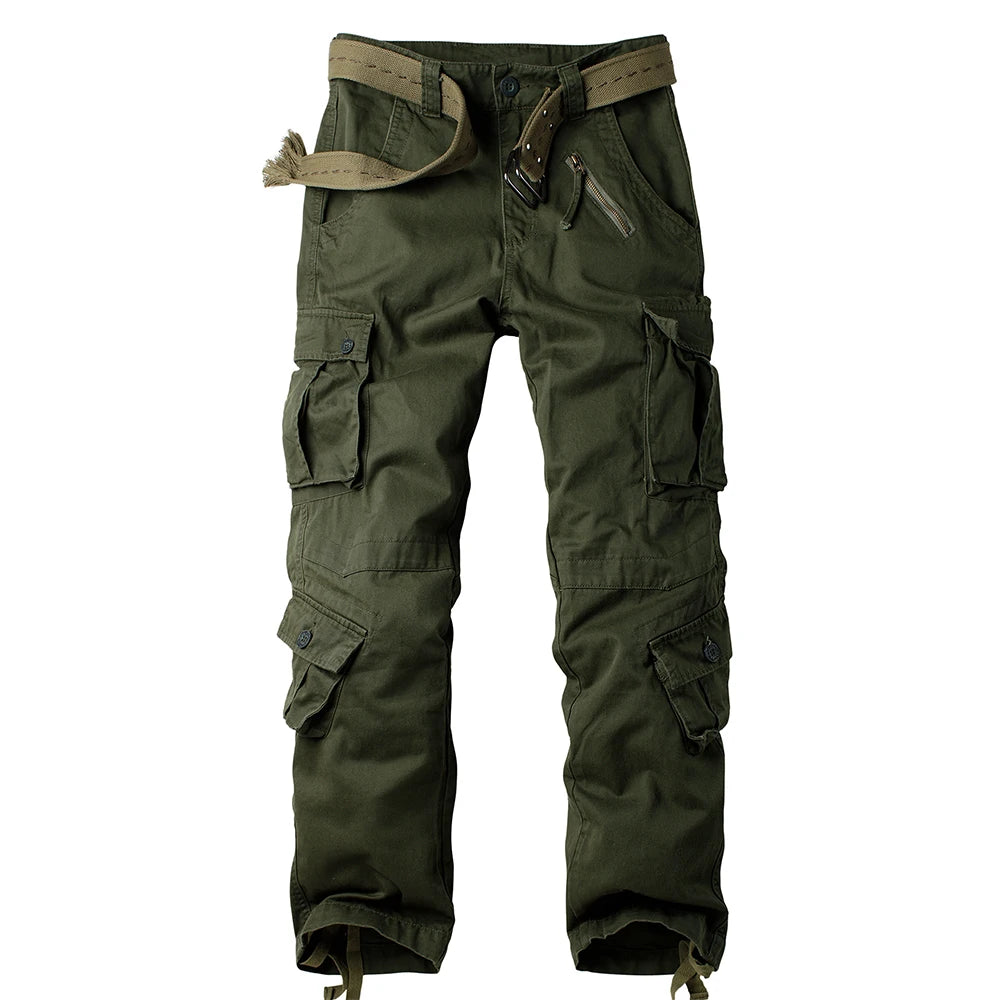 Tactical Camouflage Joggers Outdoor Ripstop Pants Men's Loose Sports Wear-resistant Overalls For