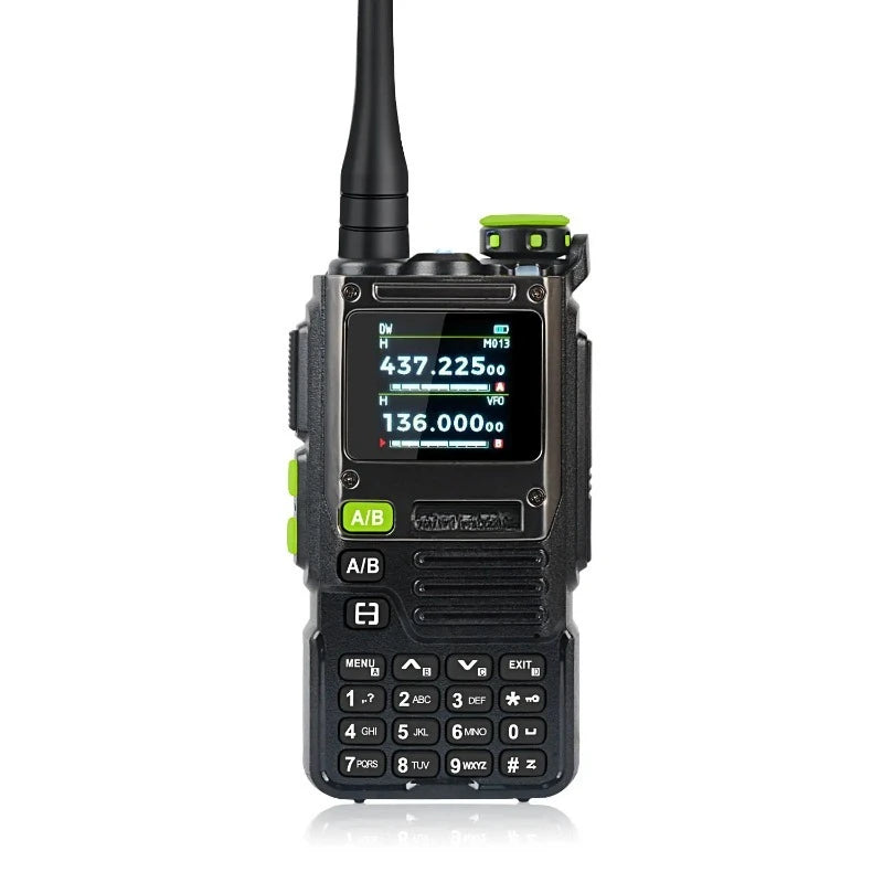 2600mAh 5W K61PRO Air Band Walkie, 65-600MHz 640Ch Scrambler Dual Sweep FM VOX K61 Pro GMRS 2Way