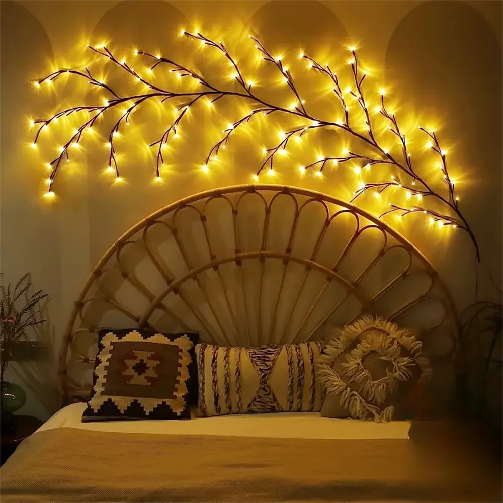 Outdoor Lighting String Solar Tree and Vine Lamp 96LED Tree Branches Light Waterproof Garland