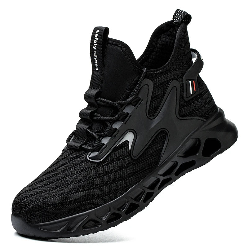 Safety Shoes Men Breathable Work Shoes Steel Toe Shoes Anti-Puncture Safety Shoes Men Work Sneakers Industrial Shoes 41-48