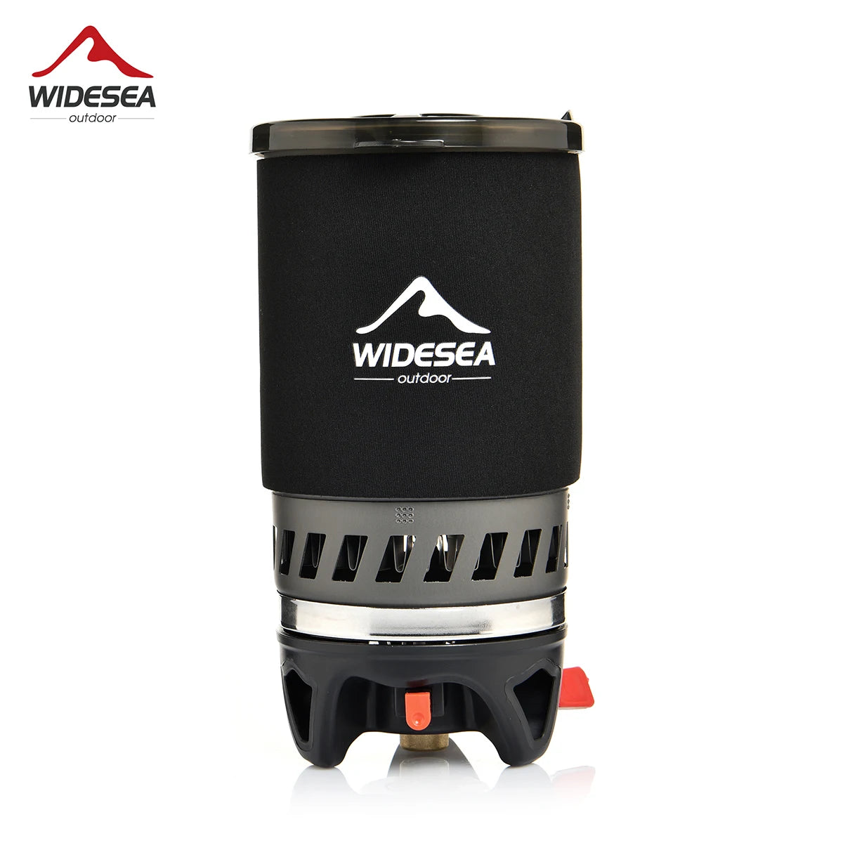 Widesea Camping Cooking System with Heat Exchanger Coffee Pot Cup Cookware Tableware