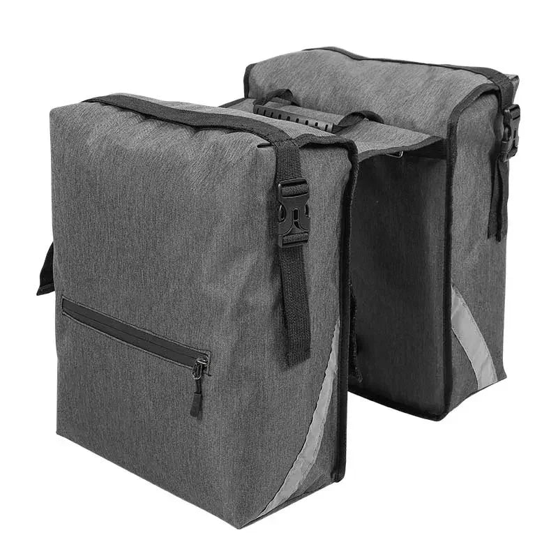Cycling Double Side Rear Rack Bike 2 In 1 Tail Seat Pannier Pack Luggage Carrier Bike Bag