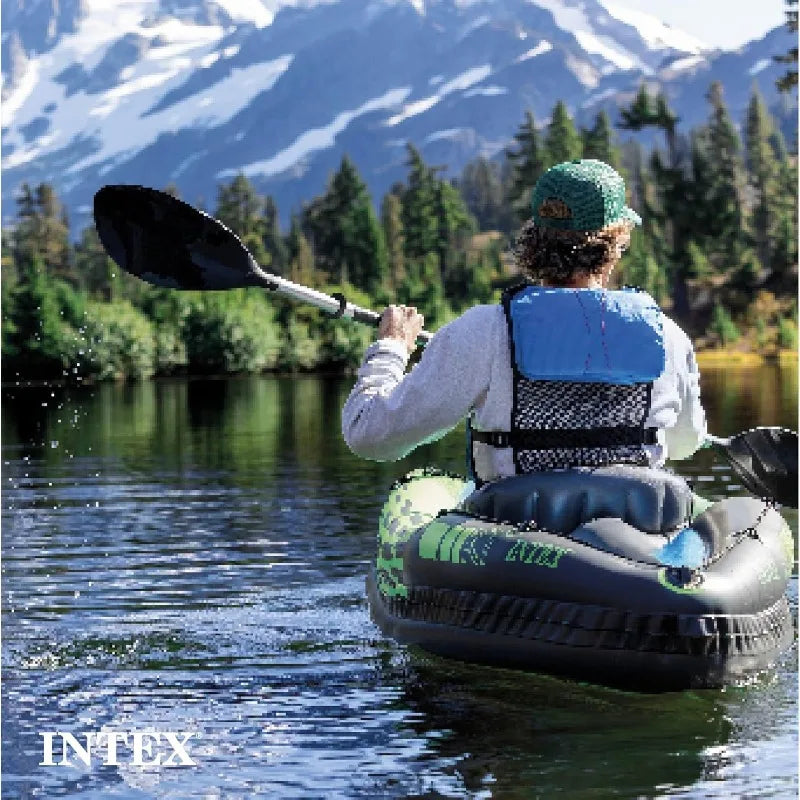 nflatable Kayak Series: Includes Deluxe 86in Kayak Paddles and High-Output Pump Strong PVC