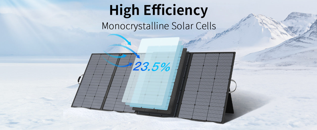 MHPOWOS 400W fold/Portable Solar Panel 31 V Charger,7 in 1 Solar Cable, Camp , Outdoor, Powerstation