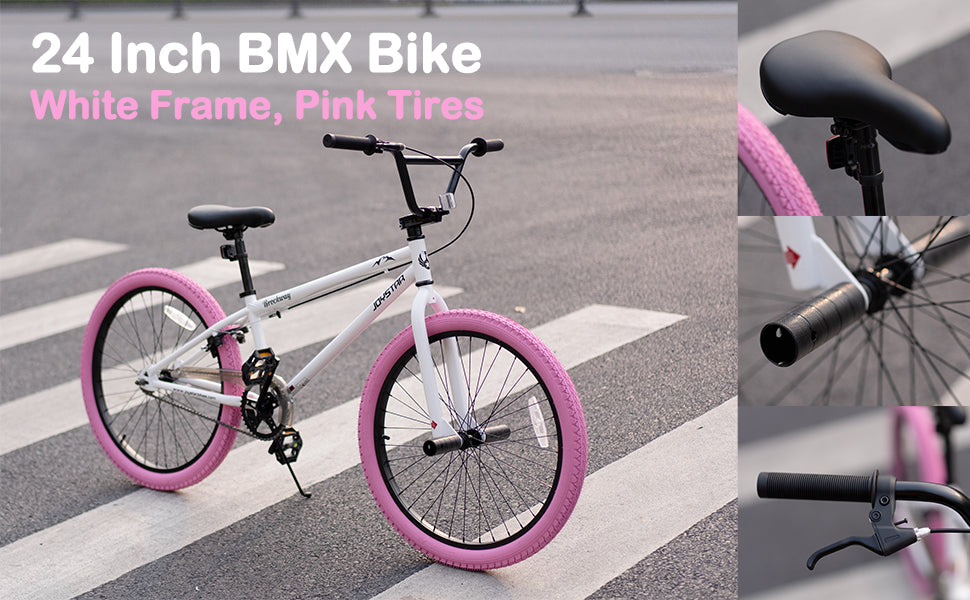 rockway Freestyle Kids BMX Bikes 6-14 Years Boys Girls and Beginner-Level Riders 2 Pegs