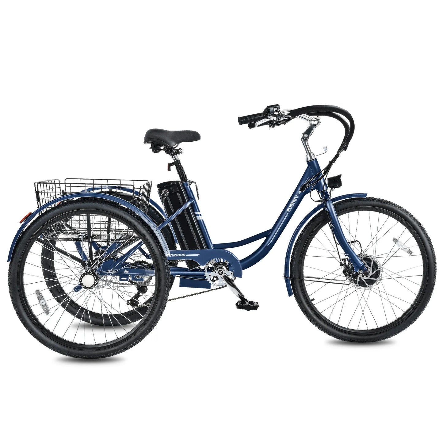 24''/26" Electric Tricycle , 7 Speed , 350W Motor UL Certified 36V 13Ah Battery