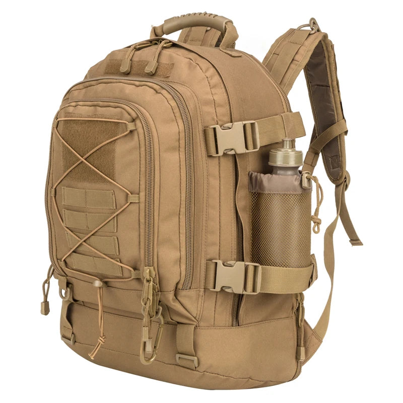65L Outdoor Tactical Backpack Men's Outdoo Bag Large Capacity Military Army Bags Travelling Camping