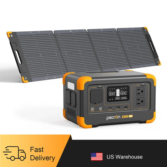 Portable Power Station with 100W Portable Solar Panel Pure Sine Wave 288Wh 600W Solar Generator