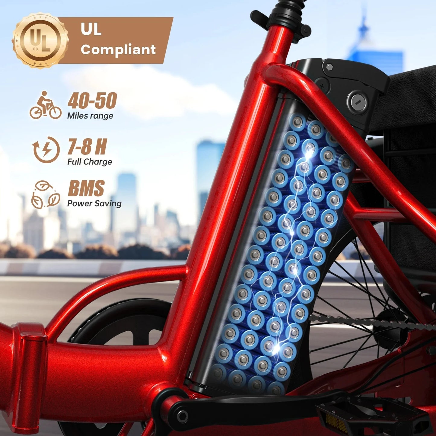 E-tricycle/Bike, Adults 960W Peak 36V 13.5AH Battery Folding 50 Miles Range Fat Tire,carry goods