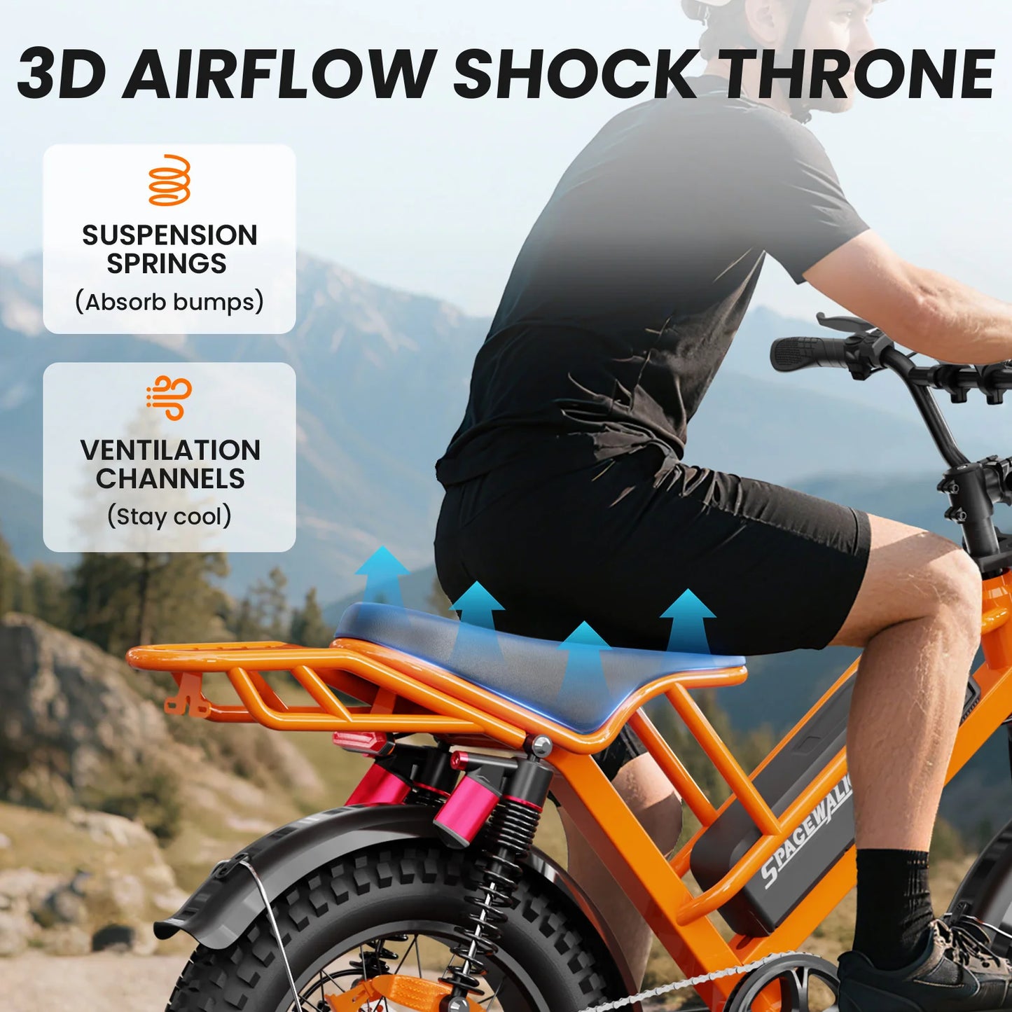E-Bike M7,Teens,20",750W Peak Motor,24.9mph,48V 15Ah Rem.Battery,50 Miles Pure Electric,70 Miles PAS