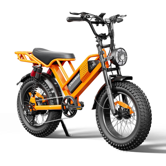 E-Bike M7,Teens,20",750W Peak Motor,24.9mph,48V 15Ah Rem.Battery,50 Miles Pure Electric,70 Miles PAS