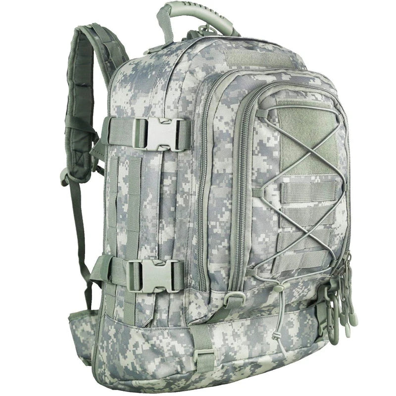 65L Outdoor Tactical Backpack Men's Outdoo Bag Large Capacity Military Army Bags Travelling Camping