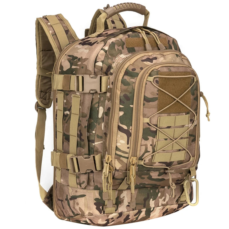 65L Outdoor Tactical Backpack Men's Outdoo Bag Large Capacity Military Army Bags Travelling Camping