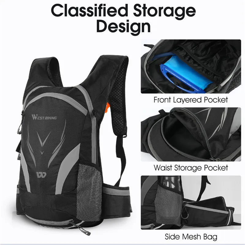 16L Cycling Hydration Backpack Waterproof Ultralight Mountaineering Hiking Travel Bike