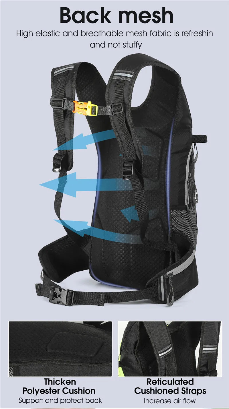 16L Cycling Hydration Backpack Waterproof Ultralight Mountaineering Hiking Travel Bike
