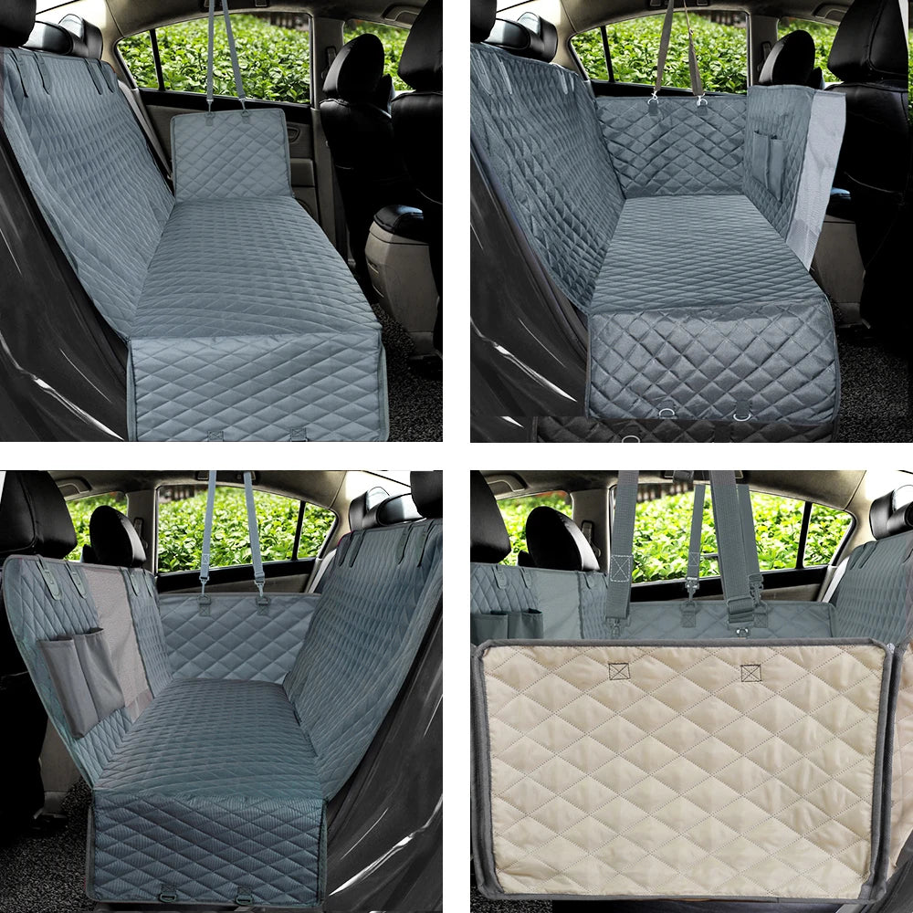 Dog Car Seat Cover Waterproof Pet  Hammock Car Rear Back Seat Protector Mat Safety