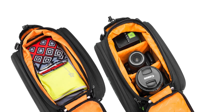 Carrier 3 In 1 Bicycle Trunk Bags Waterproof MTB Road Cycling 35L Travel Luggage Cargo Bags